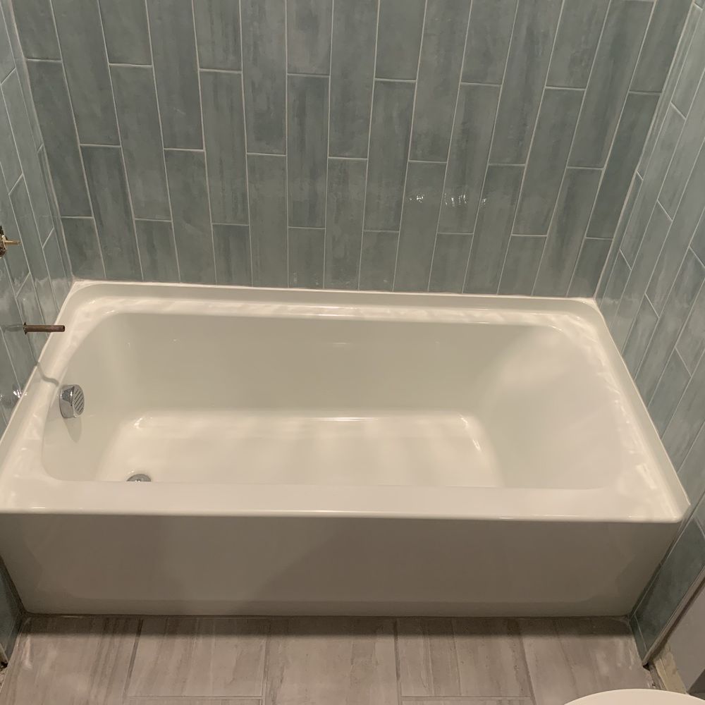 Bathroom shower tile makeover