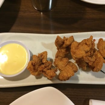 O' Sushi - Complementary Chicken.  It was totally Yum - Sushi Bars Near Me - Newark, California