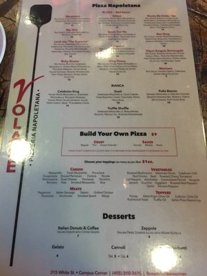 Menu photo 2 Volare Norman, OK