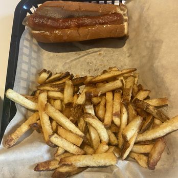 Blazes Burgers - 1 Hot Dog - Burgers Near Me - Westbrook, Maine