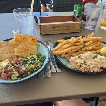 The Sandbar - Grouper with crab - Seafood Near Me - Anna Maria, Florida