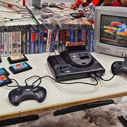 Computermuseum Visselhövede - Sega Master Drive in der Games hall (11/2019)