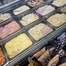a variety of foods