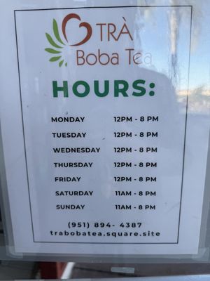 Menu photo 7 TRÀ Boba Tea Murrieta, CA Menu photo 7 TRÀ Boba Tea Murrieta, CA