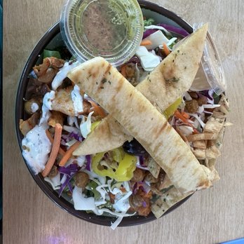 Spitz - Plano - The Doner Salad with chicken - Mediterranean Near Me - Plano, Texas