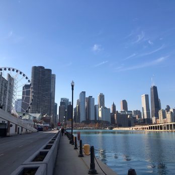 Navy Pier - City view from Pier - Landmarks & Historical Buildings Near Me - Chicago, Illinois