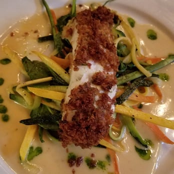 Cappy's Restaurant - Potato Crusted Halibut - New American Near Me - San Antonio, Texas