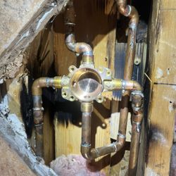 Tempe Handyman Pro - Installation of new shower mixing valve.