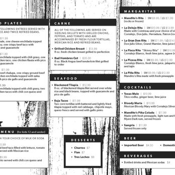 The Original Mandito's - Menu - Tex-Mex Near Me - Round Top, Texas The Original Mandito's - Menu - Tex-Mex Near Me - Round Top, Texas