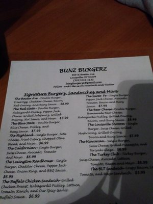 Menu photo 4 Bunz Burgerz Louisville, KY