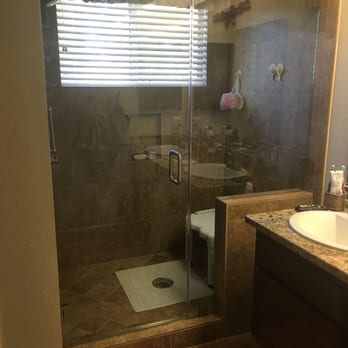 Lightning Construction & Design - This is the beautiful walk-in shower they built for us! - General Contractors Near Me - Tarzana, California