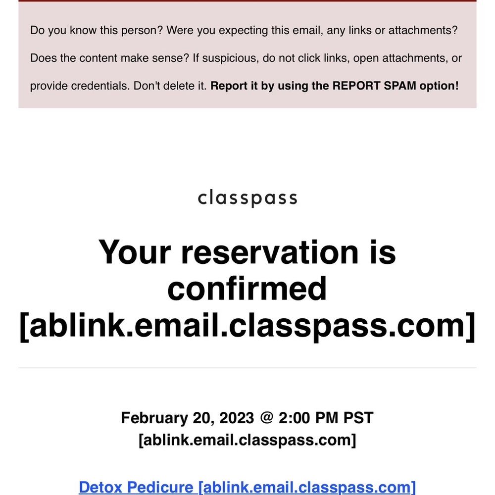BellaBar - The appointment confirmation from BellaBar through ClassPass. - Cosmetics & Beauty Supply Near Me - Anaheim, California