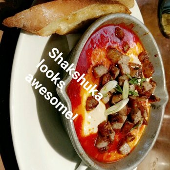The General Public - Shakshuka (a South African dish) added sausage. - New American Near Me - Houston, Texas