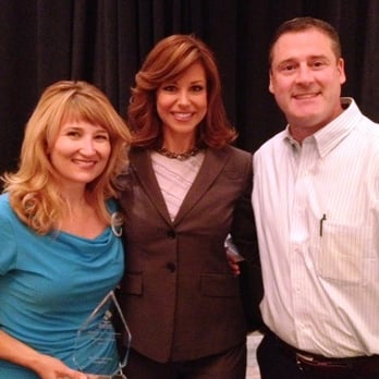 Aircon Service Company - AirCon's Derek & Kim Stewart with their 2013 BBB 'Pinnacle Award' presented by Dominique Sachse from NBC- All Glory to God!!! - Heating & Air Conditioning/HVAC Near Me - Houston, Texas