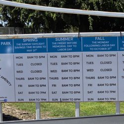 Park hours vary depending on the season  06-07-2026