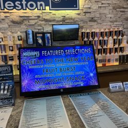 E cig Charleston - Inside advertising