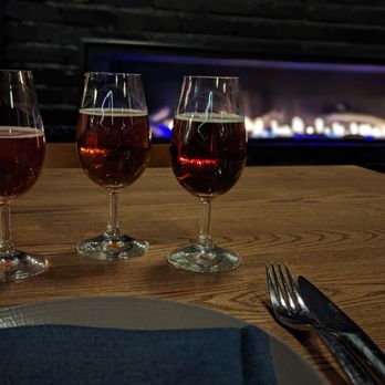 Moody Tongue Brewing - lovely venue with the fireplace to keep us warm; couple tasters were all good beers - Venues & Event Spaces Near Me - Chicago, Illinois