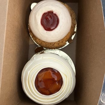Petit Chou - Strawberry cheesecake puff, Peaches and Cream Danish - Bakeries Near Me - New York, New York Petit Chou - Strawberry cheesecake puff, Peaches and Cream Danish - Bakeries Near Me - New York, New York