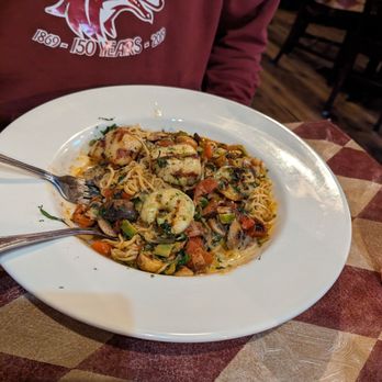 Pasta Max Cafe - Scallops and shrimp dish - Italian Near Me - McDonough, Georgia Pasta Max Cafe - Scallops and shrimp dish - Italian Near Me - McDonough, Georgia