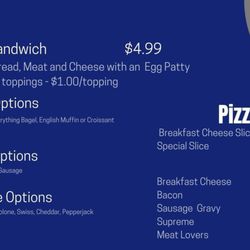 Boss General Store - Menu
