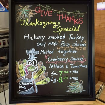 Submarine King - Thanksgiving special at Submarine King - Sandwiches Near Me - Burbank, California Submarine King - Thanksgiving special at Submarine King - Sandwiches Near Me - Burbank, California