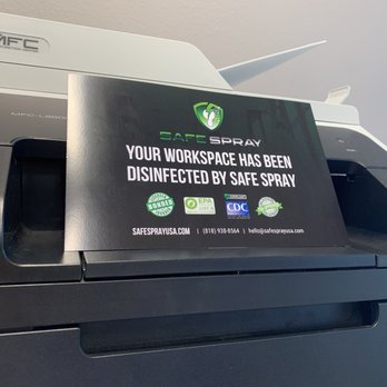 Safe Spray Disinfecting - Office Cleaning Near Me - Glendale, California