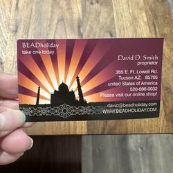 BeadHoliday - Biz card