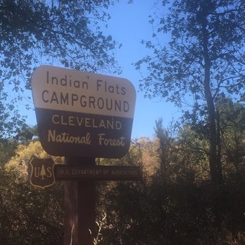 Indian Flats Campground - Sign - Campgrounds Near Me - Warner Springs, California