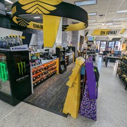 Newly remodeled Iowa Book cash registers.