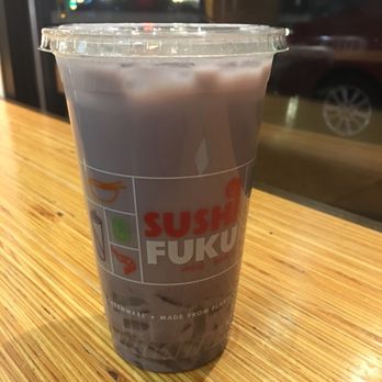 Fuku Tea - iced taro soy milk with lychee jellies - Coffee & Tea Near Me - Pittsburgh, Pennsylvania Fuku Tea - iced taro soy milk with lychee jellies - Coffee & Tea Near Me - Pittsburgh, Pennsylvania