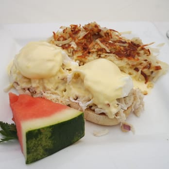 Crown Bistro - Crab benedict! Which is my favorite. - Breakfast & Brunch Near Me - Coronado, California