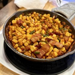 The Goat - Skillet Corn - spices and bacon