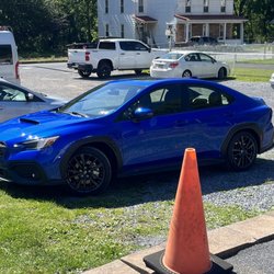 Steve Moyer Subaru - Stopped in Hamburg on the way.