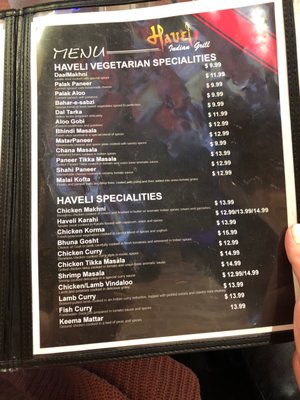 Menu photo 3 Haveli Indian Grill Bakersfield, CA Menu photo 3 Haveli Indian Grill Bakersfield, CA