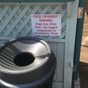 Tognazzini's Dockside Too - Actually advertises as dog friendly - Seafood Near Me - Morro Bay, California