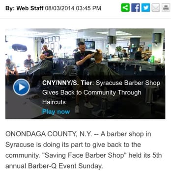 Saving Face Barbershop - Barbers Near Me - Syracuse, New York Saving Face Barbershop - Barbers Near Me - Syracuse, New York