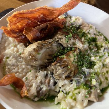 Fete - Risotto with prosciutto - New American Near Me - Honolulu, Hawaii Fete - Risotto with prosciutto - New American Near Me - Honolulu, Hawaii