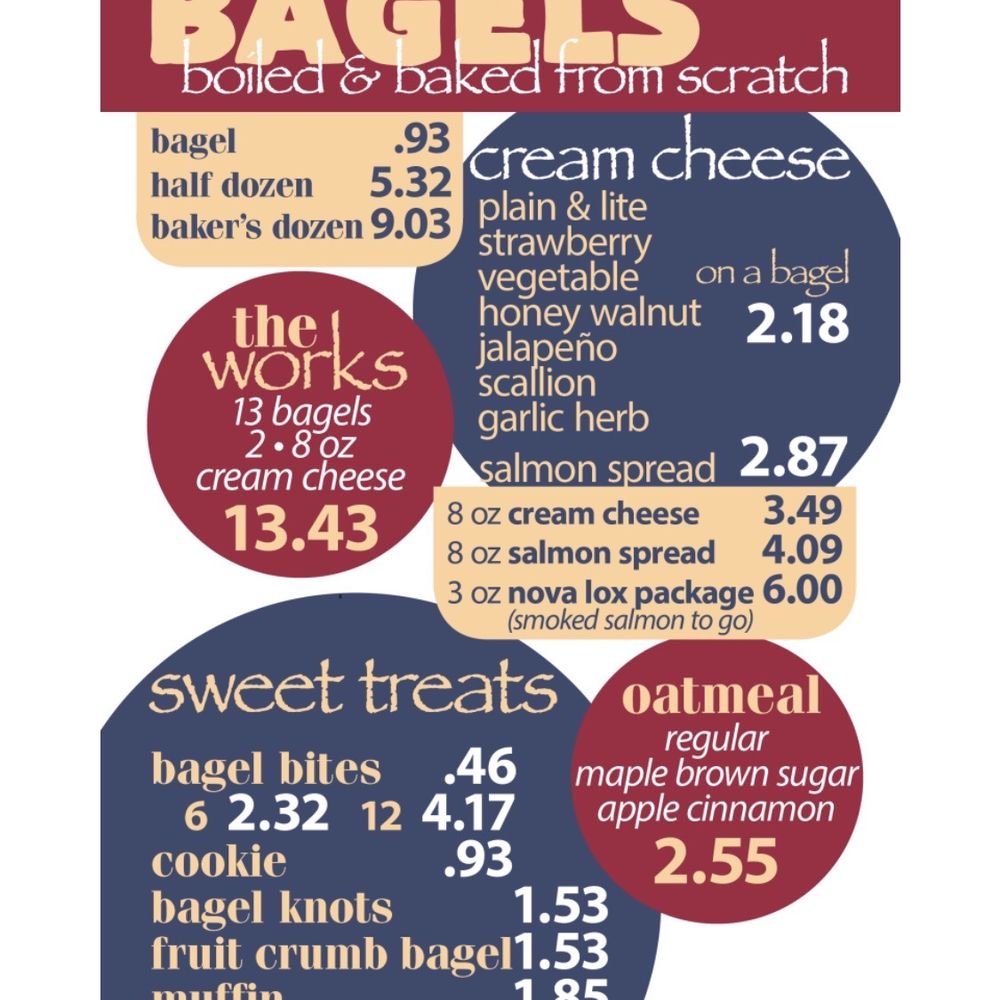 B&B Bagel - Bagel Menu - Bagels Near Me - Columbia, Missouri