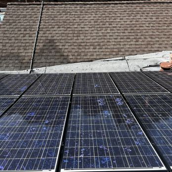 AllStar Window Cleaning And More - Solar Panels with Algae - Window Washing Near Me