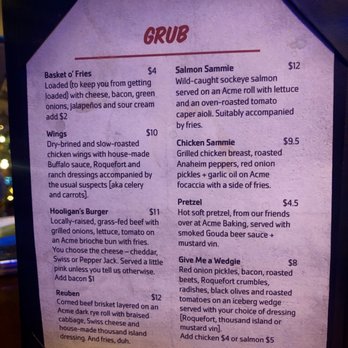 Hooligans Pub - Menu - Pubs Near Me - Boise, Idaho Hooligans Pub - Menu - Pubs Near Me - Boise, Idaho