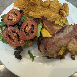 Beaver Lake Bourbon bacon burger