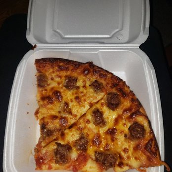 The Original Chickies - Slice of sausage pizza - American Near Me - Hillside, Illinois The Original Chickies - Slice of sausage pizza - American Near Me - Hillside, Illinois
