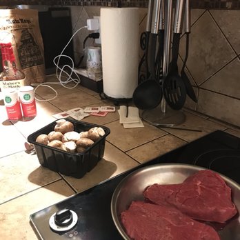 Yellowstone Riverside Cottages - Buffalo steaks ready for grilling! - Hotels Near Me - Gardiner, Montana Yellowstone Riverside Cottages - Buffalo steaks ready for grilling! - Hotels Near Me - Gardiner, Montana