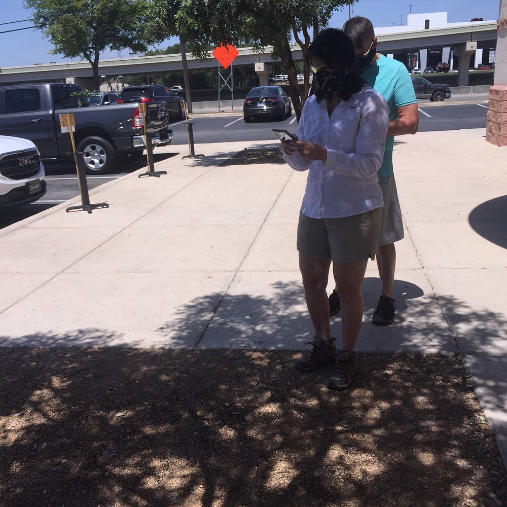 la Madeleine - Standing in line for curbside service. - Bakeries Near Me - San Antonio, Texas