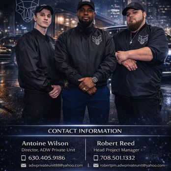 ADW Private Unit - Presence matters. Protection is expected. ADW delivers both. - Security Services Near Me - Joliet, Illinois ADW Private Unit - Presence matters. Protection is expected. ADW delivers both. - Security Services Near Me - Joliet, Illinois