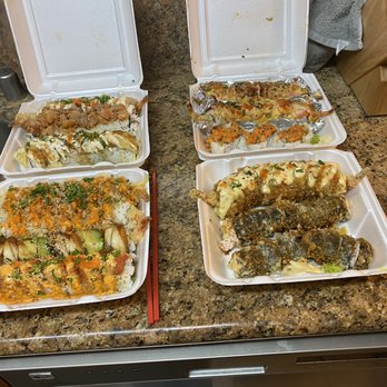 Sushi Hook - Not sure which rolls are what since nothing was labeled. - Sushi Bars Near Me - Sacramento, California