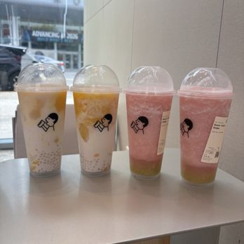Heytea - Guava white grape and mango coconut - Bubble Tea Near Me - San Francisco, California