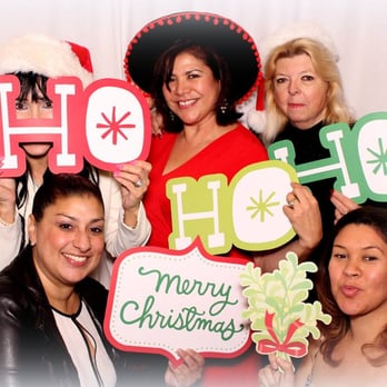 Framed Photobooths - Christmas dinner party - Photo Booth Rentals Near Me