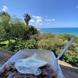 Loco moco with fried rice