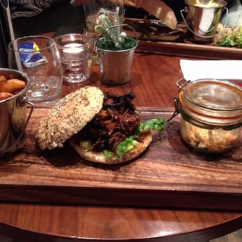 Montpeliers - Pulled pork sandwich - Wine Bars Near Me - Edinburgh, EDH Montpeliers - Pulled pork sandwich - Wine Bars Near Me - Edinburgh, EDH
